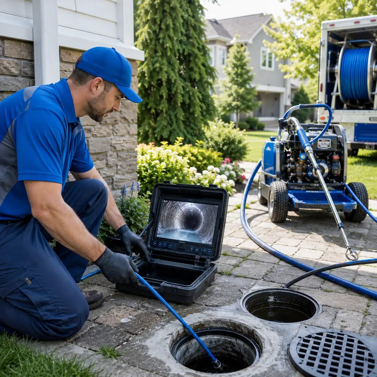 Outdoor drain cleaning professionals serving Noble, MO